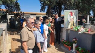 Omaggio alla memoria di Pino Cacozza da parte del noto artista Ilir Shaqiri